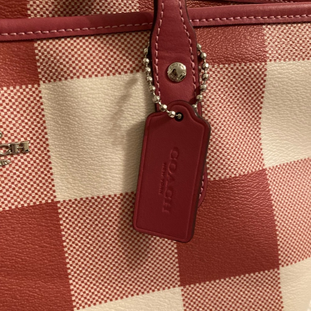 *** SOLD SOLD SOLD ***NWOT-COACH GINGHAM TOTE- signature - Picture 16 of 16